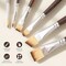 12PCS Artist Paint Brush Set, Craft Paint Brushes for Acrylic Painting, Oil, Watercolor, Gouache, Tempera, Face, Body, Fabric, Model, Art Supplies Paintbrushes for Artists Beginners (Wood)